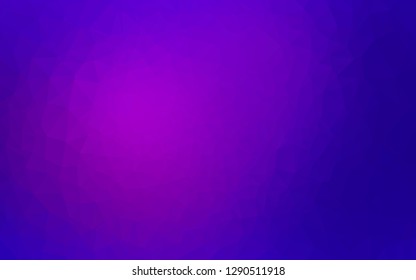 Dark Purple, Pink vector polygonal background. Shining colored illustration in a Brand new style. Template for your brand book.