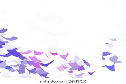 Dark Purple, Pink vector polygonal pattern. Elegant bright polygonal illustration with gradient. Completely new template for your banner.