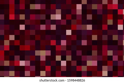 Dark Purple, Pink vector polygonal illustration, which consist of rectangles. Rectangular pattern for your business design. Geometric background in Origami style with gradient. 
