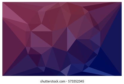 Dark Purple, Pink vector polygonal illustration, which consist of triangles with a gemstone in center. Triangular design of a huge diamond for your business. Creative geometric background of gems.