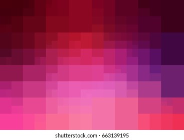 Dark Purple, Pink vector polygonal illustration, which consist of rectangles. Rectangular design for your business. Creative geometric background in Origami style with gradient