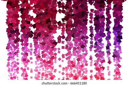 Dark Purple, Pink vector polygonal illustration consisting of rectangles. Rectangular design for your business. Creative geometric background in origami style with gradient.