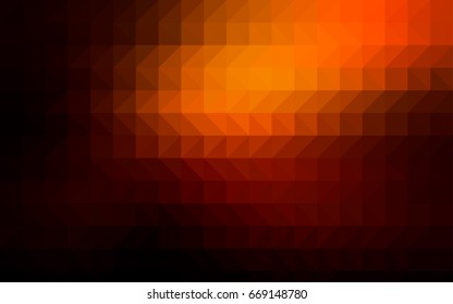 Dark Purple, Pink vector polygonal template. Colorful abstract illustration with gradient. The elegant pattern can be used as part of a brand book.