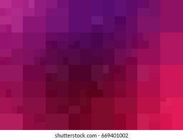 Dark Purple, Pink vector polygonal illustration, which consist of rectangles. Rectangular pattern for your business design. Geometric background in Origami style with gradient. 