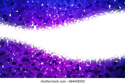 Dark Purple, Pink vector polygonal illustration, which consist of rectangles. Rectangular pattern for your business design. Geometric background in Origami style with gradient. 