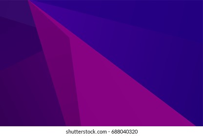 Dark Purple, Pink vector polygonal pattern. An elegant bright illustration with gradient. The template can be used as a background for cell phones.