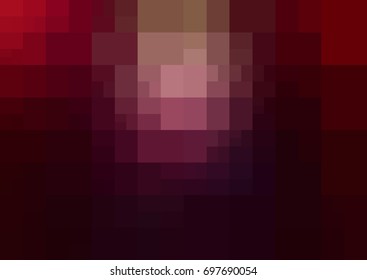 Dark Purple, Pink vector polygonal illustration, which consist of rectangles. Rectangular design for your business. Creative geometric background in Origami style with gradient