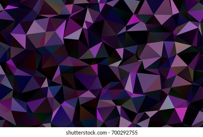 Dark Purple, Pink vector polygonal template. An elegant bright illustration with gradient. A completely new template for your business design.