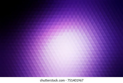 Dark Purple, Pink vector polygonal template. A completely new color illustration in a vague style. A new texture for your design.