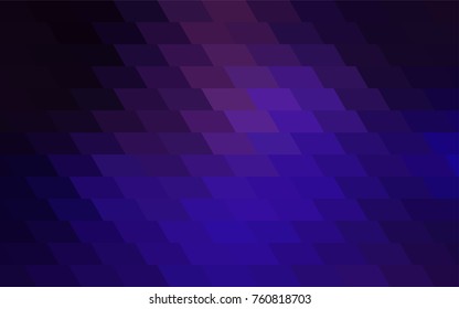 Dark Purple, Pink vector polygonal illustration, which consist of rectangles. Rectangular pattern for your business design. Geometric background in Origami style with gradient. 