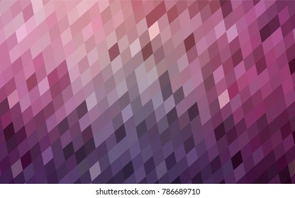 Dark Purple, Pink vector polygonal illustration consisting of rectangles. Rectangular design for your business. Creative geometric background in origami style with gradient.