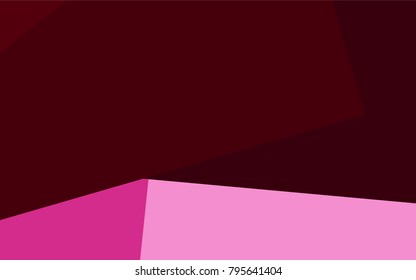 Dark Purple, Pink vector polygonal illustration consisting of rectangles. Rectangular design for your business. Creative geometric background in origami style with gradient.