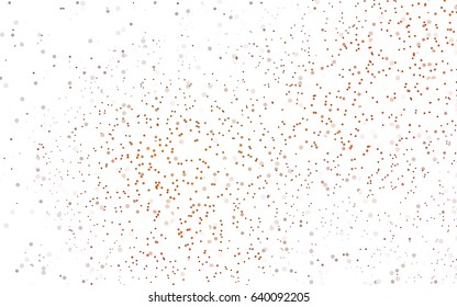 Dark Purple, Pink vector red pattern of geometric circles, shapes. Colorful mosaic banner. Geometric background with colored disks.