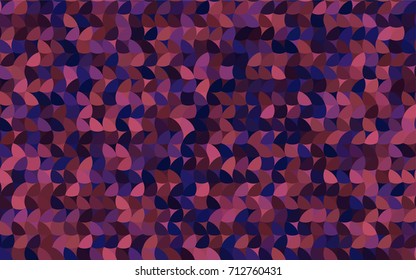 Dark Purple, Pink vector red banner with set of circles, dots. Donuts Background. Creative Design Template. Technological halftone illustration.