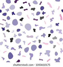 Dark Purple, Pink vector seamless template with liquid shapes. A completely new color illustration in marble style. Seamless pattern for your business design.