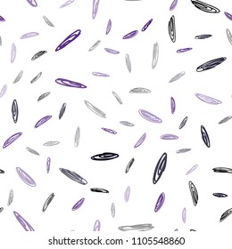 Dark Purple, Pink vector seamless cover with spots. Illustration with set of shining colorful abstract circles. Pattern can be used for futuristic ad, booklets.