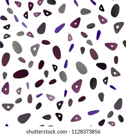 Dark Purple, Pink vector seamless background with triangles, circles. Illustration with set of colorful circles, triangles. The template can be used as a background.
