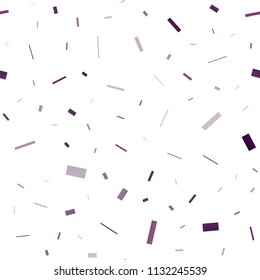Dark Purple, Pink vector seamless backdrop with rectangles, squares. Glitter abstract illustration with rectangular shapes. Best design for your ad, poster, banner.