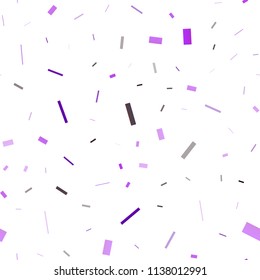 Dark Purple, Pink vector seamless pattern in square style. Decorative design in abstract style with rectangles. Pattern for busines ad, booklets, leaflets