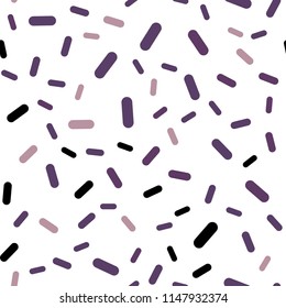 Dark Purple, Pink vector seamless cover with stright stripes. Shining colored illustration with sharp stripes. Pattern for your busines websites.