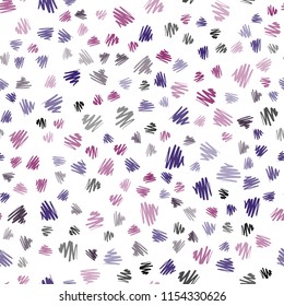 Dark Purple, Pink vector seamless background with straight lines. Decorative shining illustration with lines on abstract template. Smart design for your business advert.