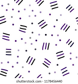Dark Purple, Pink vector seamless template with geometric lines. Trendy seamless illustration with abstract lines. Template for business cards, websites.