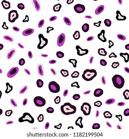 Dark Purple, Pink vector seamless background with bubbles. Abstract illustration with colored bubbles in nature style. Pattern for trendy fabric, wallpapers.