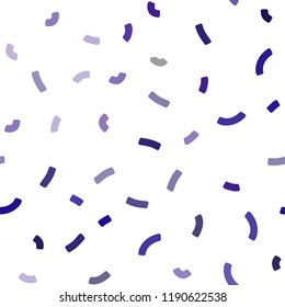 Dark Purple, Pink vector seamless template with lava shapes. Shining crooked illustration in marble style. A new texture for your  ad, booklets, leaflets.