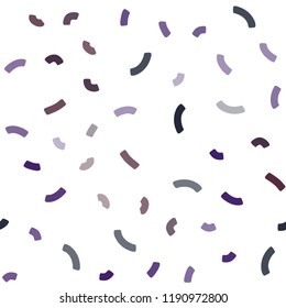 Dark Purple, Pink vector seamless pattern with liquid shapes. Shining crooked illustration in marble style. Pattern for your business design.