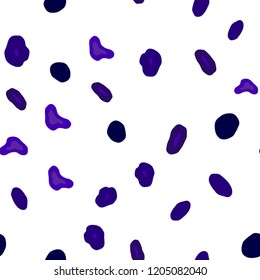 Dark Purple, Pink vector seamless template with circles. Beautiful colored illustration with blurred circles in nature style. Template for business cards, websites.