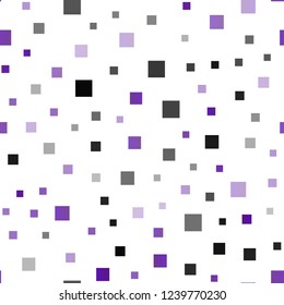 Dark Purple, Pink vector seamless background with rectangles. Glitter abstract illustration with rectangular shapes. Pattern for busines ad, booklets, leaflets