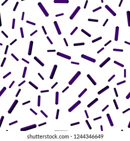 Dark Purple, Pink vector seamless, isometric texture with colored lines. Blurred decorative design in simple style with lines. Texture for window blinds, curtains.
