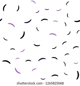 Dark Purple, Pink vector seamless background with curved lines. Colorful geometric sample with gradient lines.  A completely new template for your design.