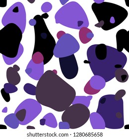 Dark Purple, Pink vector seamless backdrop with dots. Abstract illustration with colored bubbles in nature style. Design for wallpaper, fabric makers.