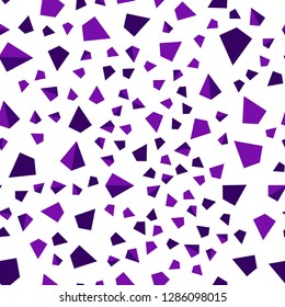 Dark Purple, Pink vector seamless, isometric layout with lines, triangles. Modern abstract illustration with colorful triangles. Texture for window blinds, curtains.