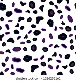 Dark Purple, Pink vector seamless layout with circle shapes. Beautiful colored illustration with blurred circles in nature style. Pattern for design of window blinds, curtains.