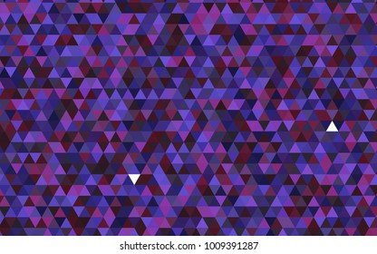 Dark Purple, Pink vector shining triangular template. A vague abstract illustration with gradient. The elegant pattern can be used as part of a brand book.
