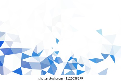Dark Purple, Pink vector shining triangular layout. Triangular geometric sample with gradient.  Pattern for a brand book's backdrop.