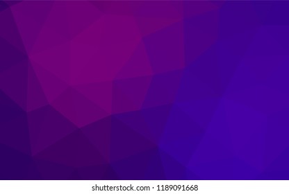 Dark Purple, Pink vector shining hexagonal template. A completely new color illustration in a vague style. The template can be used as a background for cell phones.