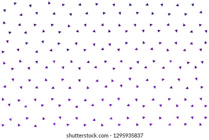 Dark Purple, Pink vector  shining triangular layout. A sample with polygonal shapes. New template for your brand book.