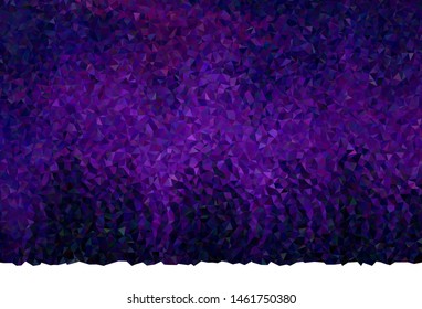 Dark Purple, Pink vector shining triangular layout. A completely new color illustration in a polygonal style. A completely new design for your leaflet.