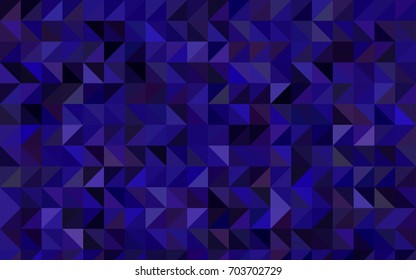 Dark Purple, Pink vector shining triangular pattern. An elegant bright illustration with gradient. Brand-new style for your business design.