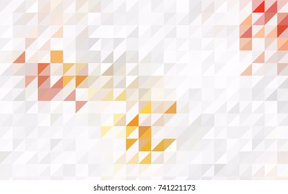 Dark Purple, Pink vector of small triangles on white background. Illustration of abstract texture of triangles. Pattern design for banner, poster, cover.