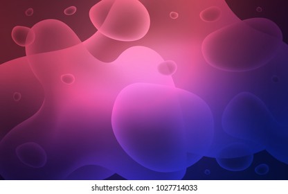 Dark Purple, Pink vector template with bent lines. Creative illustration in halftone memphis style with gradient. A completely new memphis design for your business.