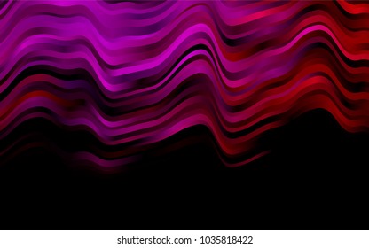 Dark Purple, Pink vector template with bent ribbons. Shining crooked illustration in marble style. Brand-new design for your ads, poster, banner.