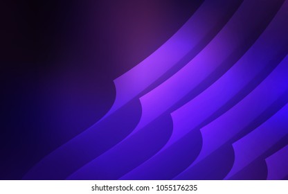 Dark Purple, Pink vector template with repeated sticks. Shining colored illustration with sharp stripes. Best design for your ad, poster, banner.
