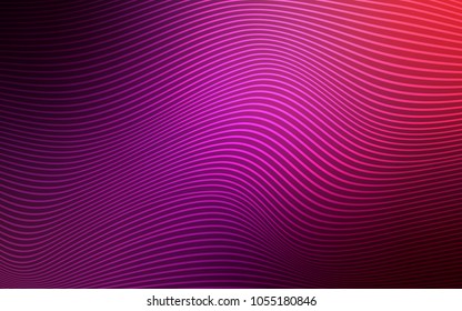 Dark Purple, Pink vector template with lines. Colorful illustration in abstract cranked style with gradient. A completely new template for your business design.