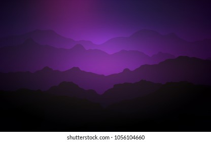 Dark Purple, Pink vector template with bubble shapes. Shining illustration, which consist of blurred lines, circles. Textured wave pattern for backgrounds.