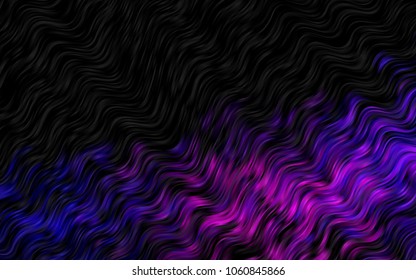 Dark Purple, Pink vector template with bubble shapes. Creative geometric illustration in marble style with gradient. Marble style for your business design.
