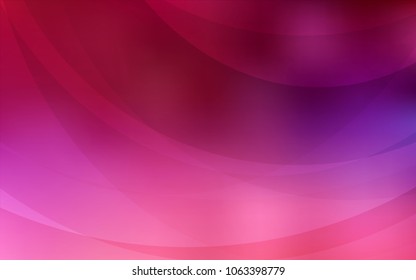 Dark Purple, Pink vector template with abstract circles. Blurred geometric sample with gradient bubbles.  Brand-new design for your ads, poster, banner.